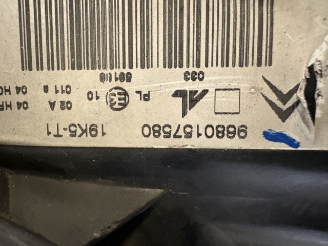 16091 Citroen C3 Bal első Lámpa Fényszóró