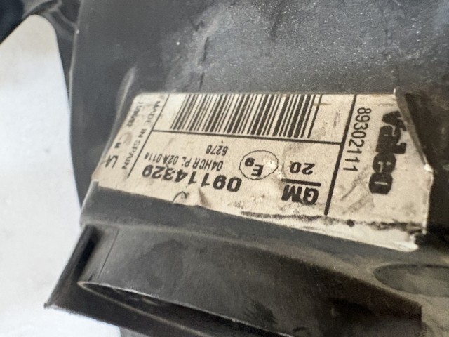 16300 Opel Corsa C Bal első Lámpa Fényszóró