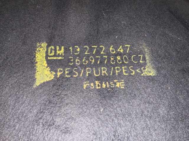 Opel Astra J 2009-2015 Motorháztető szigetelés Használt