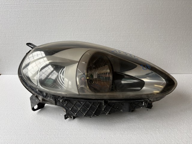 16376 Fiat Grande Punto  2005-2009 Jobb első Lámpa , Fényszóró Fekete Házas