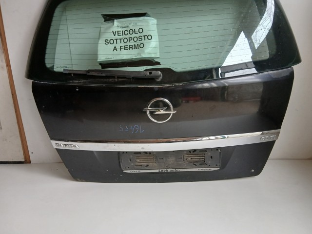 16455 Opel Zafira B 2005-2014 2005-2014 Csomagtérajtó Használt Z20r Fekete