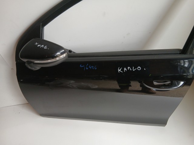 16456 Volkswagen Golf 6 2008-2013 Bal első Ajtó Fekete 