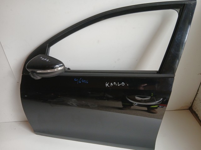 16456 Volkswagen Golf 6 2008-2013 Bal első Ajtó Fekete 