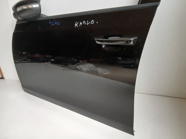 16456 Volkswagen Golf 6 2008-2013 Bal első Ajtó Fekete 