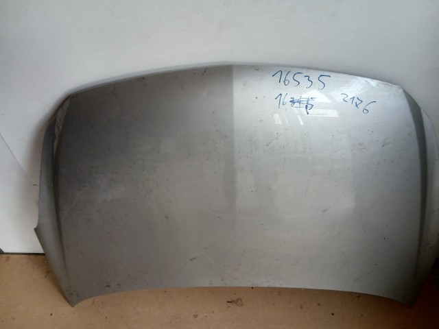16535 Opel Corsa D 2006-2014 Motorháztető Használt Ezüst Z176 