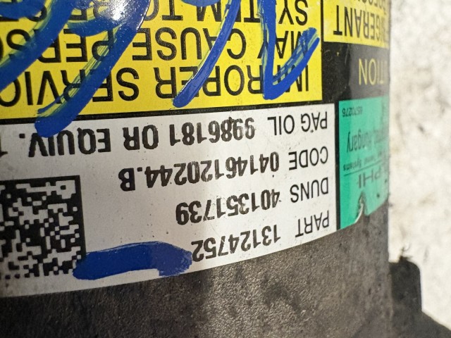 Opel Zafira B 2005-2014 2005-2014 Klíma kompresszor Használt  