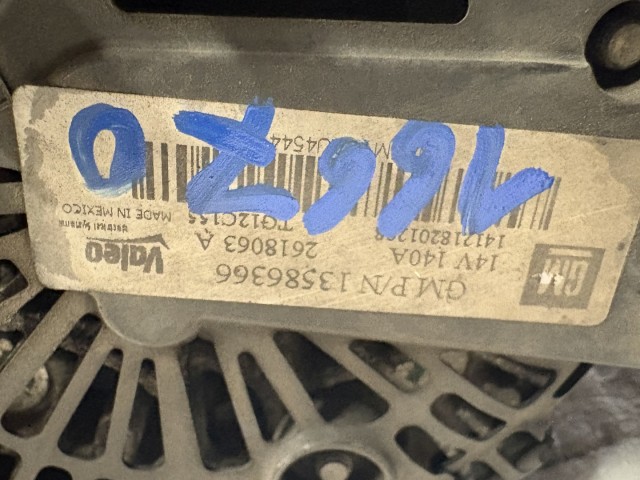 Opel Astra J 1.6 Cdti B16dtl Generátor