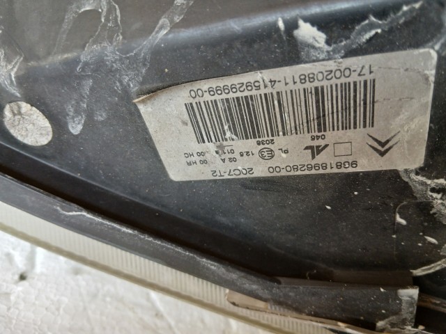 19617 Citroen C3 PLURIEL 2002-2010 Bal első Lámpa Fényszóró