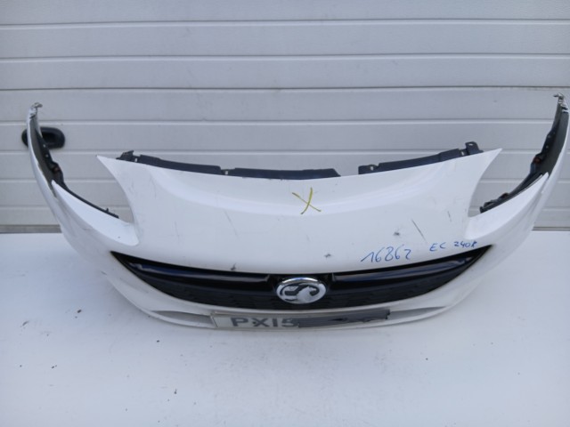 16862 Opel Corsa E első  Lökhárító Fehér Z40R