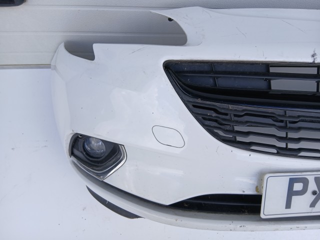 16862 Opel Corsa E első  Lökhárító Fehér Z40R