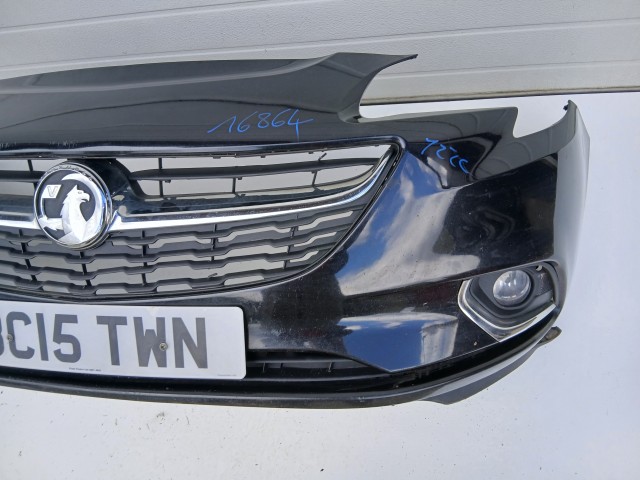 16864 Opel Corsa E első Lökhárító Fekete Z22c