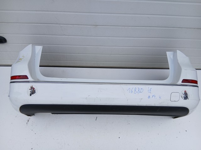 16880 Opel Astra J kombi hátsó Lökhárító Használt  Fehér radaros