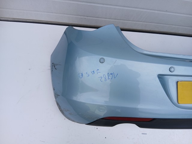 16882 Opel Astra J 2009-2015 hátsó Lökhárító Használt Kék 5 ajtós