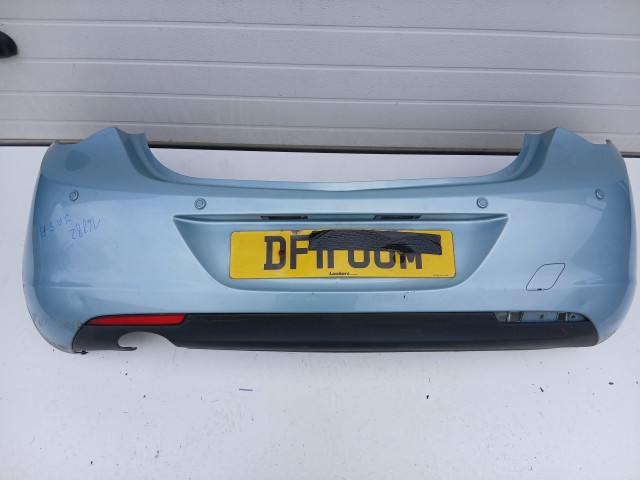 16882 Opel Astra J 2009-2015 hátsó Lökhárító Használt Kék 5 ajtós