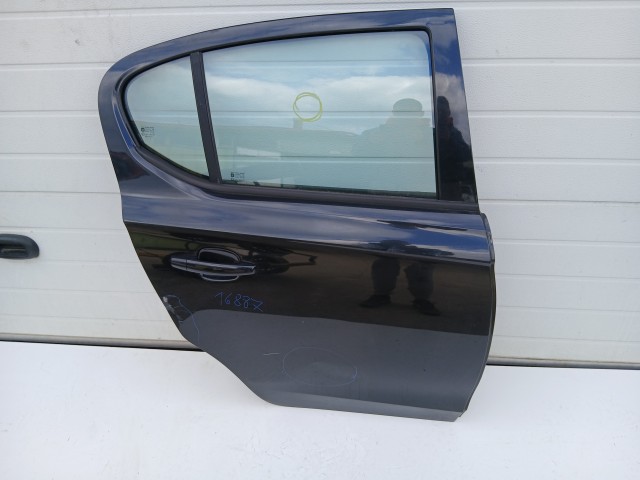 16887 Opel Corsa E Jobb Hátsó Ajtó Fekete Z22C