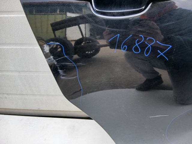 16887 Opel Corsa E Jobb Hátsó Ajtó Fekete Z22C