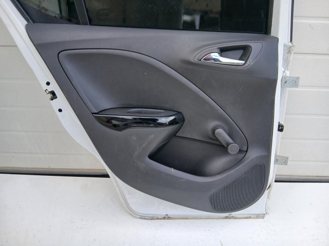 16895 Opel Corsa E Bal hátsó Ajtó Fehér y40r