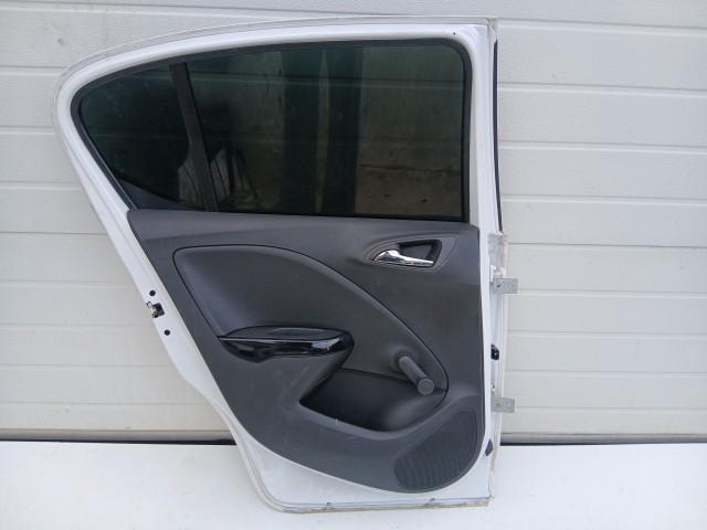 16895 Opel Corsa E Bal hátsó Ajtó Fehér y40r