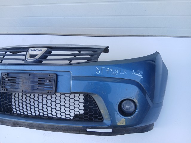 16788 Dacia Sandero I 2008-2013 első Lökhárító Kék