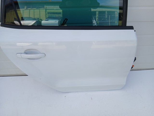 16923 Volkswagen Polo 6r 2009-2017 Jobb hátsó Ajtó Fehér