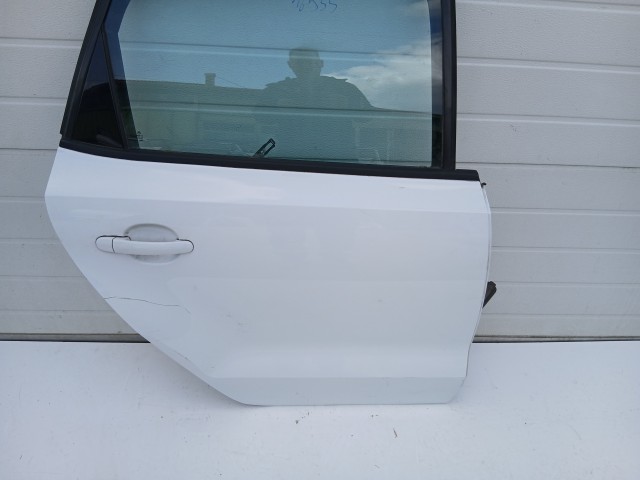16935 Volkswagen Polo 6r 2009-2017 Jobb hátsó Ajtó Fehér