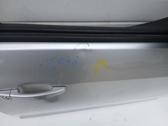16940 Opel Astra J 2009-2015 Jobb első Ajtó Ezüst Z176