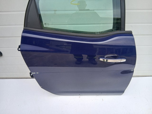 16942 Opel Meriva B 2010-2017 Jobb hátsó Ajtó Kék Z20z a képen látható sérüléssel
