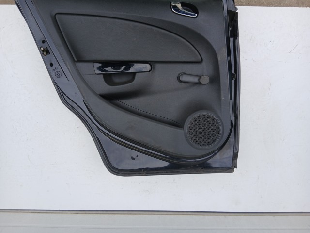 16943 Opel Corsa D 2006-2014 Bal hátsó Ajtó Fekete Z20r
