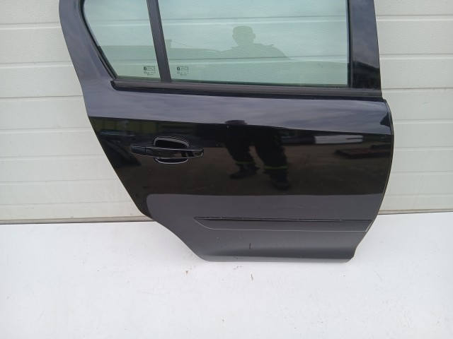 16952 Opel Corsa D 2006-2014 Jobb hátsó Ajtó Fekete Z20r