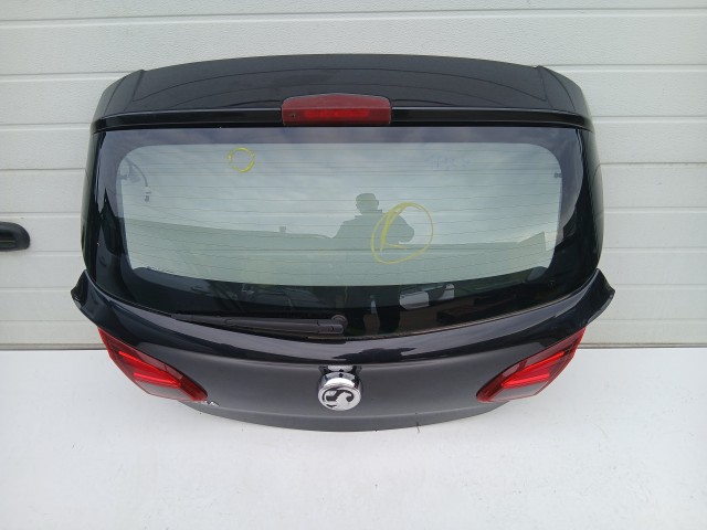 16957 Opel Corsa E 2014- 2014-2019 Csomagtérajtó Használt Fekete Z22x