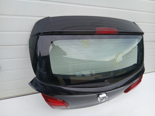 16957 Opel Corsa E 2014- 2014-2019 Csomagtérajtó Használt Fekete Z22x