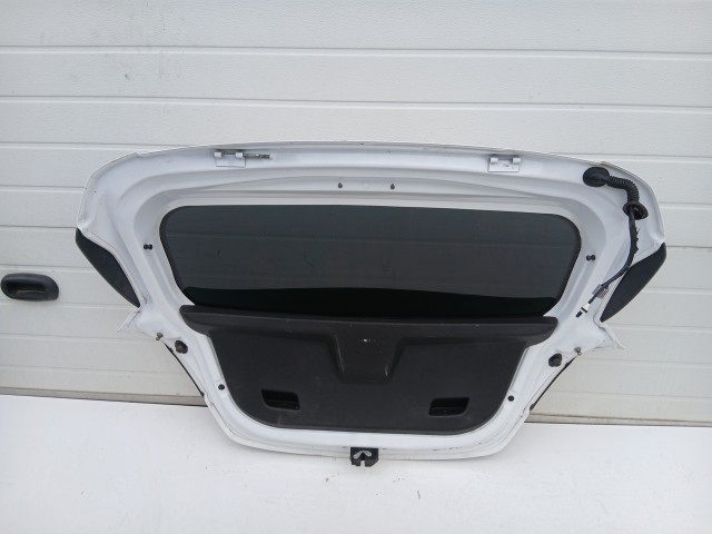 16958 Opel Corsa E 2014- 2014-2019 Csomagtérajtó Használt Fehér Y40r