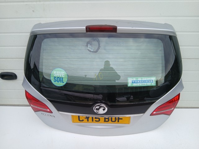 16959 Opel Meriva B 2010-2017 Csomagtérajtó Használt Z176 Ezüst