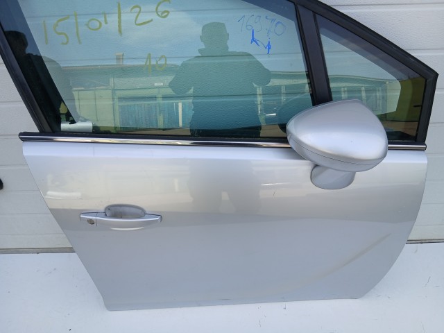 16970 Opel Meriva B 2010-2017 Jobb első Ajtó Ezüst Z176