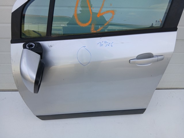 16976 Opel Mokka 2012-2019 Bal első Ajtó Ezüst Z176