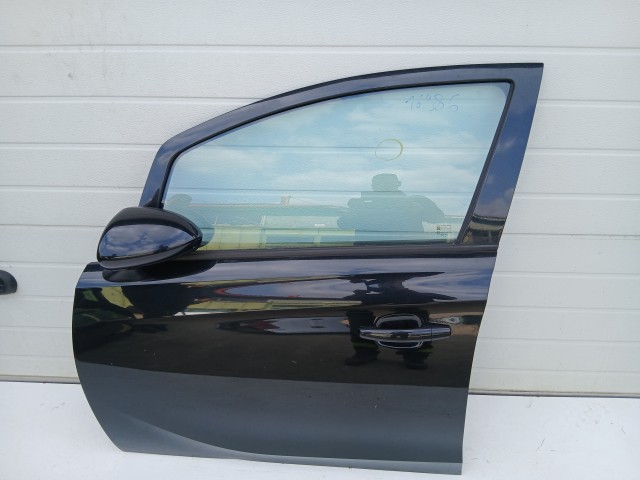 16986 Opel Corsa E 2014-2019 Bal első Ajtó Fekete Z22c