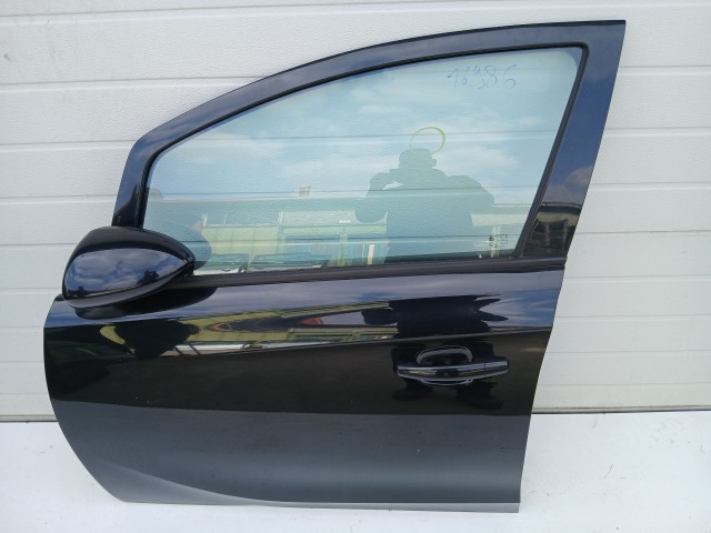 16986 Opel Corsa E 2014-2019 Bal első Ajtó Fekete Z22c