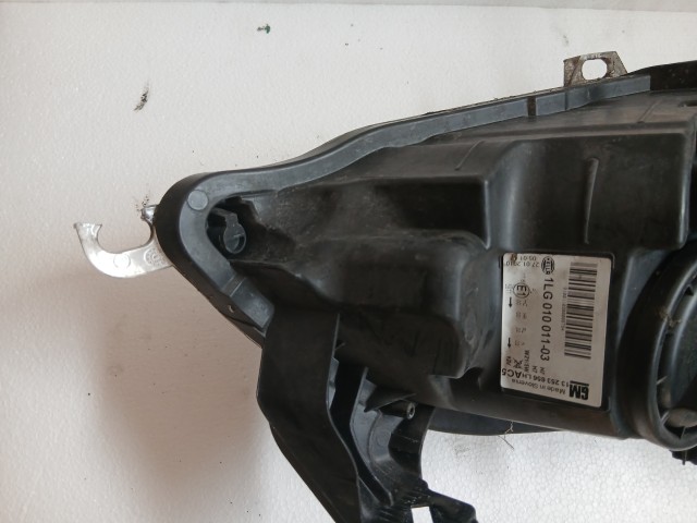 17024 Opel Astra J Bal első Lámpa , Fényszóró Angol Jobbkormányos