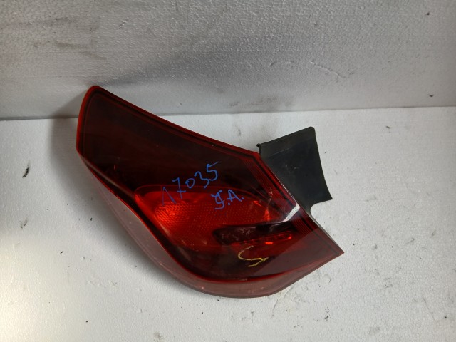 17035 Opel Astra J Bal hátsó Lámpa 5 ajtós Füstös