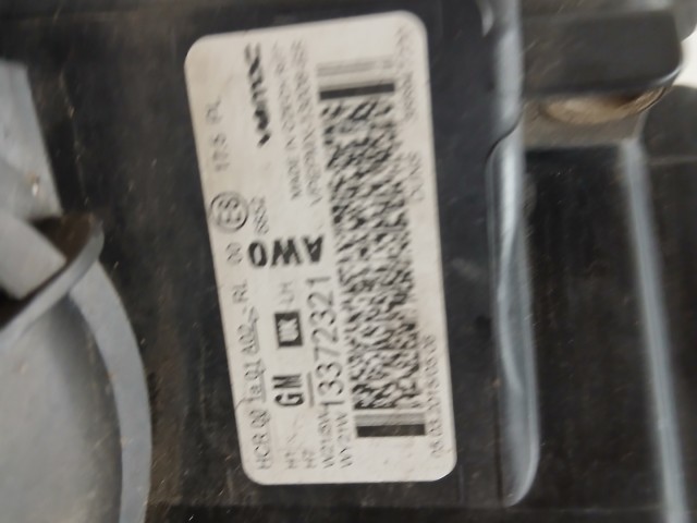 17071 Opel Meriva B Bal első Lámpa , Fényszóró facelift 2013 angol jobbkormányos