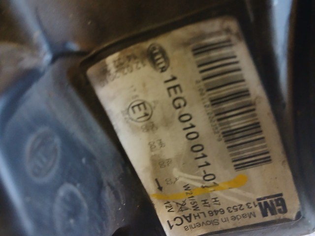 17243 Opel Astra J 2009-2015 Bal első Lámpa , Fényszóró