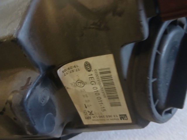 17249 Opel Astra J 2009-2015 Bal első Lámpa , Fényszóró