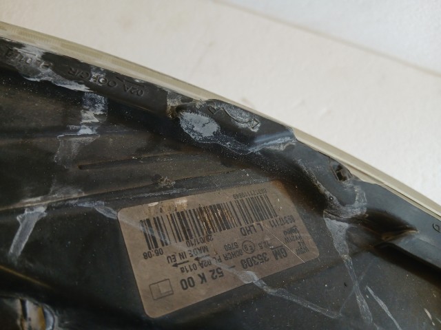 17262 Opel Agila B 2007-2014 Bal első Lámpa , Fényszóró