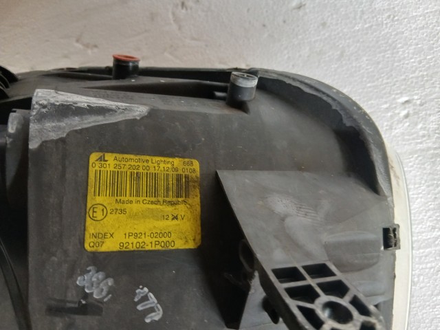 17287 Kia Venga Jobb első Lámpa , Fényszóró