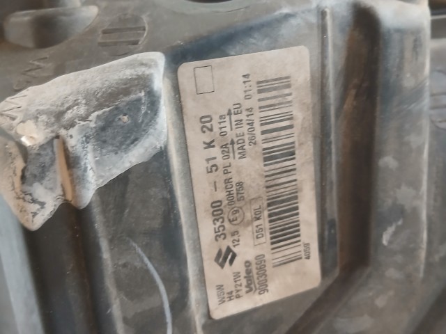 17289 Suzuki SPLASH 2008-2014 Bal első Lámpa , Fényszóró