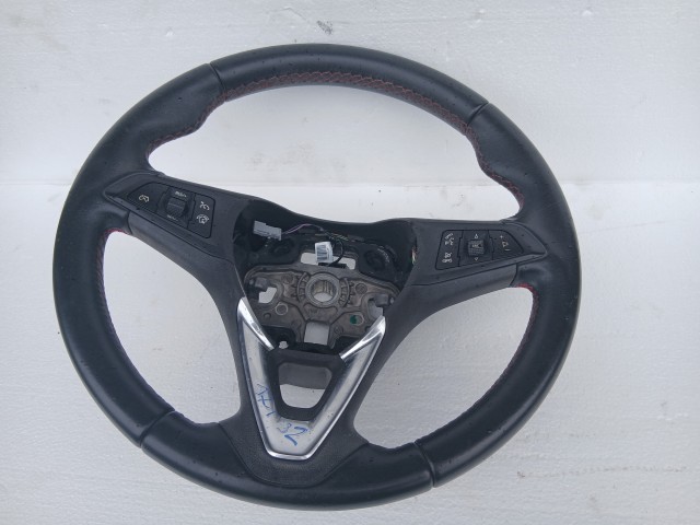 Opel Corsa E 2014- 2014-2019 Kormánykerék Használt Fekete multikormányos bőr  