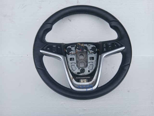 Opel Astra J 2009-2015 Kormánykerék Használt Fekete multikormányos bőr  