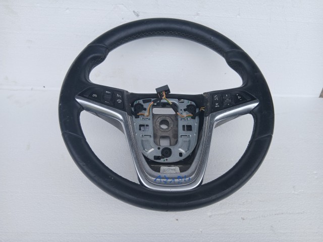 Opel Zafira C 2011-2017 Kormánykerék Használt Fekete multikormányos bőr  