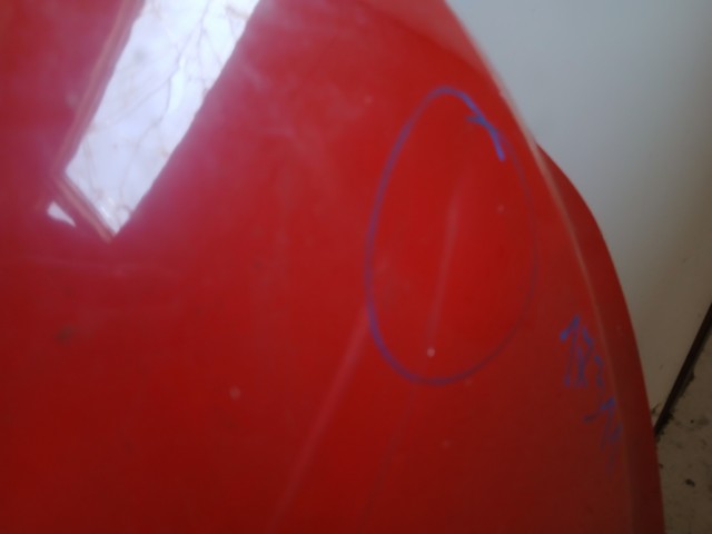 17311 Opel Corsa D 2006-2014 Motorháztető Használt Piros  