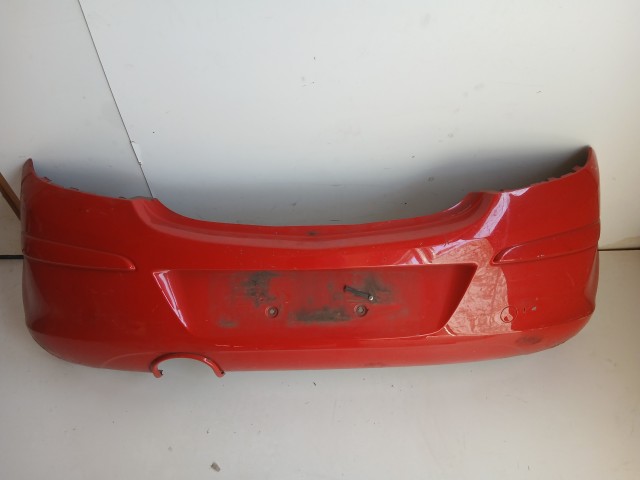 17312 Opel Corsa D 2006-2014 hátsó Lökhárító Piros 3 ajtós